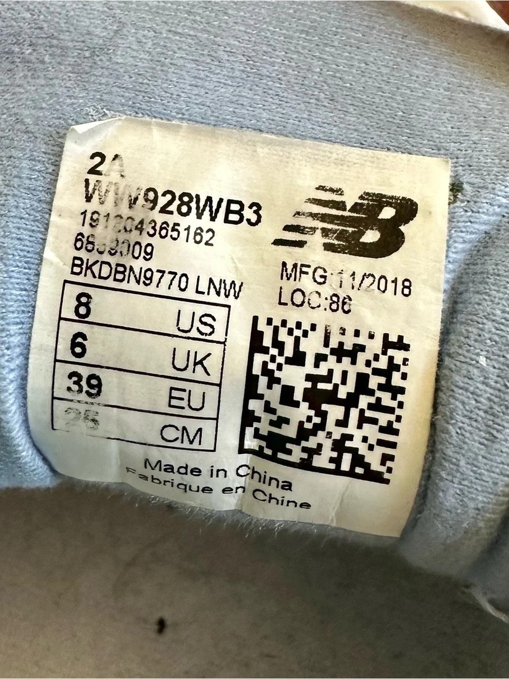 New Balance leather new